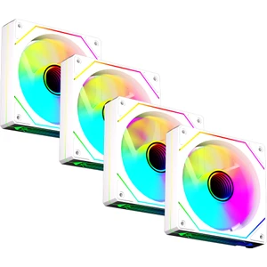 Always Teknoloji 4 Adet 120X120X25MM Double Ring Aynalı Argb 12CM Kasa Fanı