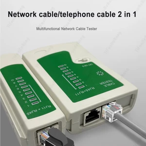Ağ Kablosu Test Cihazı RJ45 Ethernet Kablo Test Cihazı Lan Test Aracı Cat5 Cat6 Cat7 8p 6p Lan Kablosu ve RJ11 Telefon Kablosu Için