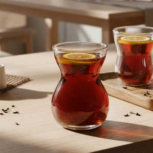 Tea - 6'lı Cam Çay Bardağı Cam Çay Seti 170 cc