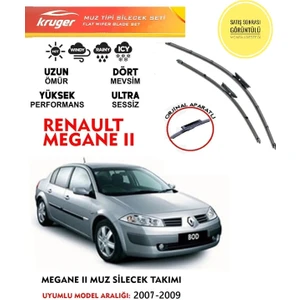 Megane 2 Cam Muz Silecek Takımı 1.4 1.6 1.5 Motor Araca Özel Aparat 2007-2009 Arası