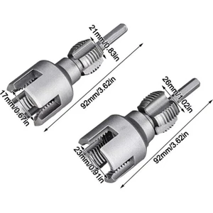 2’ Li Set Iç Dış Plastik Boru Diş Açma Seti 1/2 ve 3/4 Inç Borularla Uyumlu