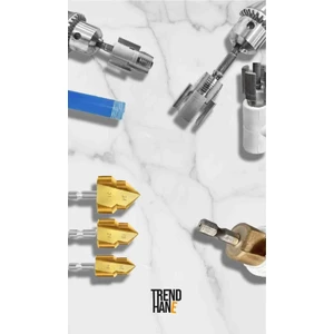 Plastik Boru Pvc Pprc  5 Parça Havşa ve 1/2-3/4 Diş Açma  Seti