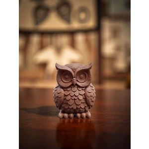 Monarch Art Mini Baykuş | Sevimli Masa Üstü Dekoru | Ev & Ofis (9 Cm)