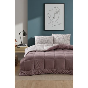 Cloudiva Uyku Seti Bambu | Wellsoft Çift Taraflı Yorgan - Yastık Kılıfı - Lastikli Çarşaf