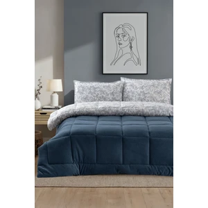 Cloudiva Uyku Seti Bambu | Wellsoft Çift Taraflı Yorgan - Yastık Kılıfı - Lastikli Çarşaf