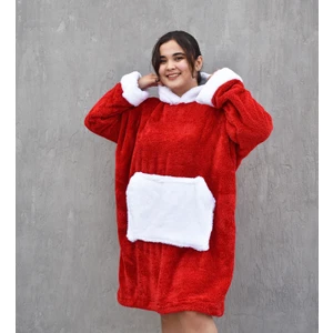 Welsoft Peluş Polar Giyilebilir Battaniye Pijama