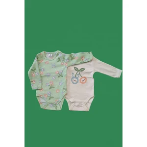 Luggi Baby 2li Uzun Kol Kız Bebek Body 3 Ay - 3 Yaş
