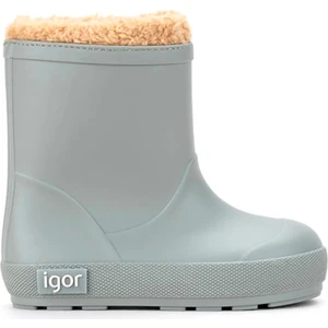 Yogi Borreguito Çocuk Kürklü Yağmur Çizmesi - Yeşil W10306-013