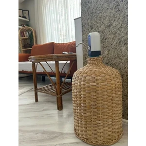 Ss Eral Koop Boğazlı Hasır Damacana Kılıfı/özel Üretim Dekoratif Çok Amaçlı Doğal El Yapımı Hasır