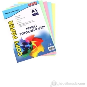 100'lü Karışık Renkli Fotokopi Kağıdı