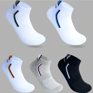 Unisex 5'li Spor Patik Çorap Renkli Extra Rahat