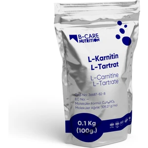 B-Care Nutrition Karnitin Tartarat (L-Carnitine L-Tartrate) Katkısız, Aromasız Toz Hammadde