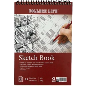 Single Color A5 Eskiz Defteri 50 Yaprak