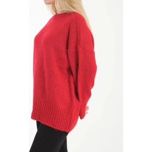 Standart Beden Bisiklet Yaka Oversize Kazak