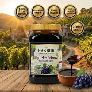 Bozkır Tahin Merkezi Üzüm Köy Pekmezi 950 gr (Doğal&katkısız)