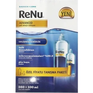 Bausch Lomb Renu Advanced Lens Solüsyonu 360 ml + 100 ml Set