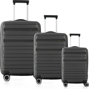 ÇÇS 5225 Polipropilen 3 Lü Valiz Seti