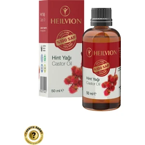 Hint Yağı %100 Saf ve Doğal Soğuk Sıkım 50 ml Saç & Cilt Bakım Yağı, Kaş & Kirpik Doğal Destek