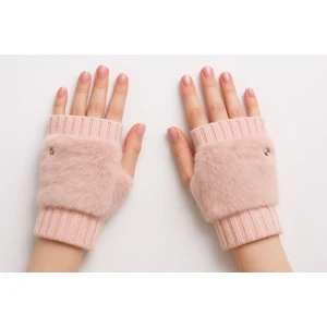 Aydın Şapkacınız Kadın Peluş Parmaksız Eldiven – Sıcak & Şık Kış Aksesuarı