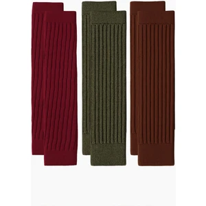 3 Çift Basic Kalın Pamuk Karışımlı Tozluk