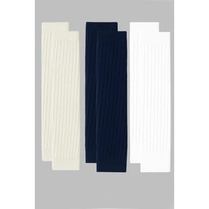 3 Çift Basic Kalın Pamuk Karışımlı Tozluk