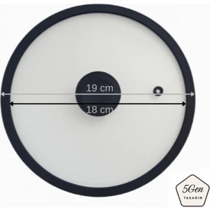Silikon Çerçeveli ve Kulplu Modern Cam Tencere Kapağı – Tencere Çizmez, Sessiz Kapanan Soft Tasarım (18-20-24-26-28 Cm)