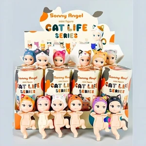 Sonny Angel Cat Life Serisi Mini Figür Serisi Telefon Tablet Süs Figür