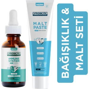 Kedi Vitamini Bağışıklık ve Malt Seti