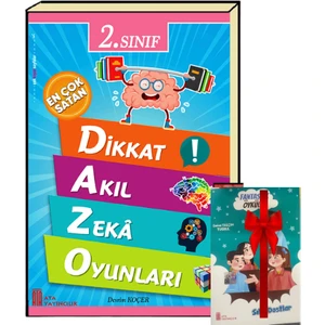 Ata Yayıncılık 2. Sınıf Dikkat Akıl Zekâ Oyunları+Süngerbob Hikaye