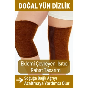 Yün Termal Dizlik Küçük Boy – Romatizma ve Eklem Ağrısı Isıtıcı Koruyucu – Kışlık Yün Bacaklık-Romatizma & Eklem Ağrısına Doğal Destek
