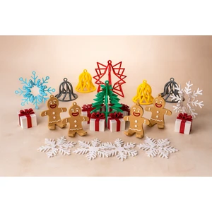 Ladybugs Toys Yılbaşı Ağaç Süsü Dekorasyon Seti – Mini Yılbaşı Süsleri ve Hediye Temalı Paket