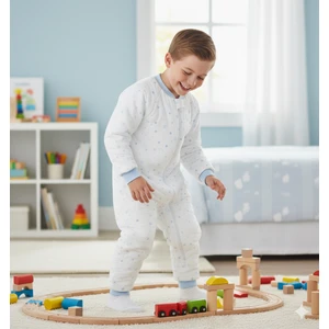 Özlem Bebe 7-16 Yaş Arası Yıldız Desenli Ara Dolgu Uyku Tulumu