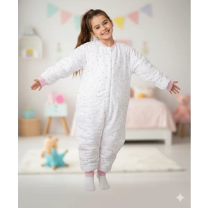 Özlem Bebe Pembe Yıldız Ara Dolgu Uyku Tulumu