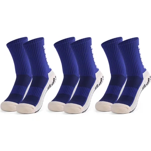 3 Çift Erkek Kaymaz Futbol Çorapları Basketbol Için Sıkıştırma (Yurt Dışından)