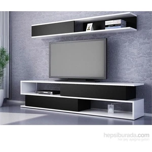 Sims Tv Ünitesi Siyah Beyaz