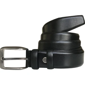 Goderi Deri Siyah Klasik Kumaş Pantolon Kemeri 3,5 cm