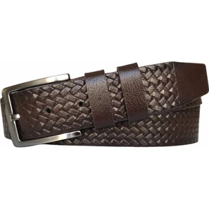 Deri, Kahverengi 4 cm Tek Parça Kemer