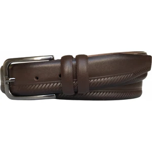 Deri Kahverengi Klasik Pantolon Kemeri 3.5 cm