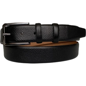 Kaliteli Deri Siyah Klasik Kumaş Pantolon Kemeri 3.5 cm
