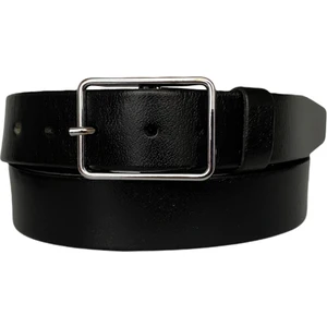 Deri Gümüş Dikdörtgen Tokalı Kadın Kemeri 4 cm