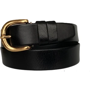 Deri Gold Tokalı Kadın Kemeri 4 cm