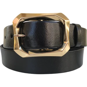 Goderi  Deri Gold Tokalı Kadın Kemeri 4 cm