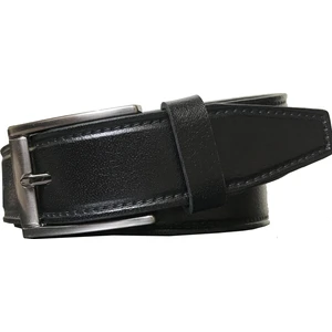 Desenli Siyah Tekkat Baskılı Kumaş Pantolon Kemeri 3.5 cm