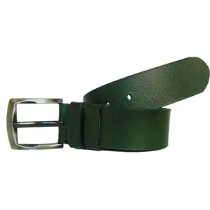 Deri Yeşil Kot Kemeri 