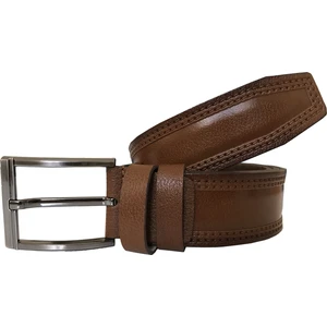 Deri Desenli Taba 4 cm Kemer