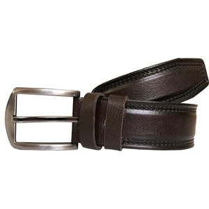 Deri Desenli Kahverengi 4 cm Kemer