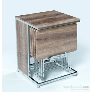 Meşe Medusa Servis Sehpası