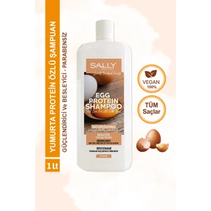 SALLY Şampuan Egg Yumurta Protein Özlü - Tüm Saç Tipleri 1 LT