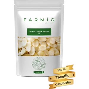 Premium File Badem 200gr - Taptaze Yeni Mahsül - Gurme Serisi - Çiğ & Tuzsuz - Dilimlenmiş Badem