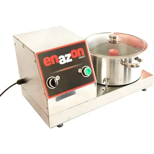 Komple Paslanmaz Çelik Soğan Doğrama Lahmacun Içi Hazırlama Makinesi Makinası 5 Litre